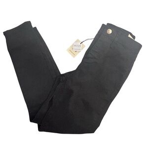 River Island Women's High Rise Skinny Jeans Black Size 6 Petites